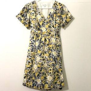 Banana Republic floral wrap around dress